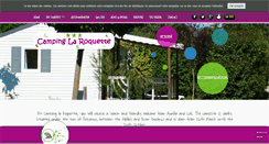 Desktop Screenshot of camping-la-roquette.com