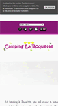 Mobile Screenshot of camping-la-roquette.com